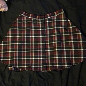 GYPSY WARRIOR PLAID SKIRT